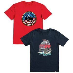 NWT. QUIKSILVER Boys 2-Pack Cotton T-shirts